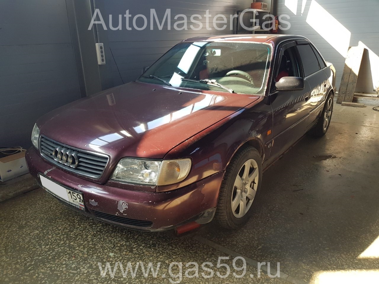 Монтаж ГБО на Audi A6 1995г., ГБО 4 поколения, пропан LANDIRENZO (Италия), двигатель 2.6л. 6 цилиндров