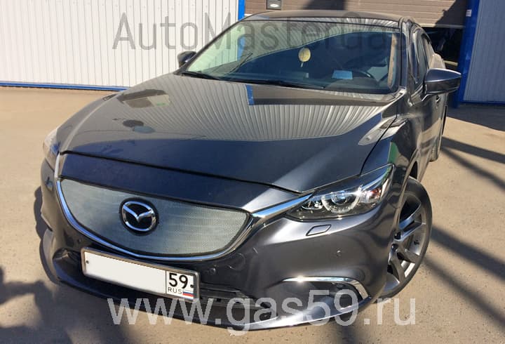 Монтаж ГБО на Mazda 6, ГБО 4-го поколения DIGITRONIC, с цилиндрическим баллоном на 61 л.
