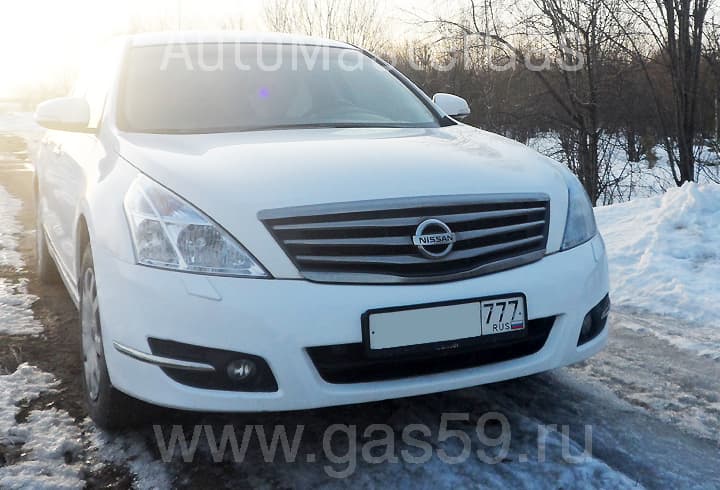 Монтаж ГБО на Nissan Teana 3.5, ГБО 4 поколения BRC P&D, с баллоном 53 литра