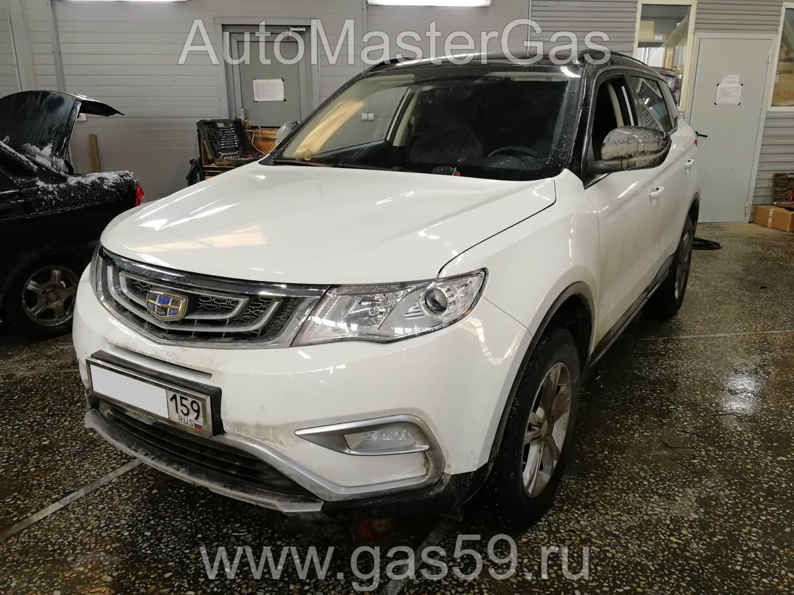 Монтаж ГБО на Geely Atlas 2018г., ГБО 4 поколения, пропан LANDIRENZO (Италия), двигатель 1.5л. 4 цилиндра
