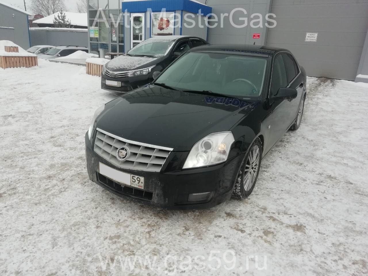 Монтаж ГБО на Cadillac BLS 2007г., ГБО 4 поколения, пропан LANDIRENZO (Италия), двигатель турбо 2.0л.