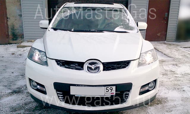Монтаж ГБО на Mazda CX-7, ГБО 4 поколения BRS Direct (Италия), баллон 54 л.