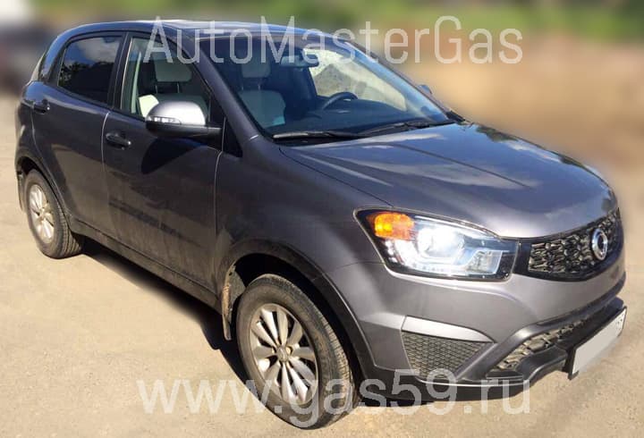 Монтаж ГБО на SsangYong Actyon 2.0, ГБО 4 поколения LANDIRENZO EVO, с тороидальным баллоном на 53 л.