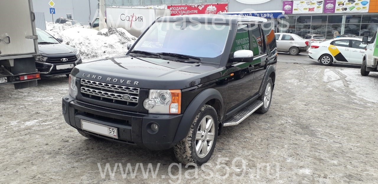 Монтаж ГБО на Land Rover Discovery 2008г., ГБО 4 поколения, пропан LANDIRENZO (Италия), 4WD LA двигатель 4.4л. 8 цилиндров