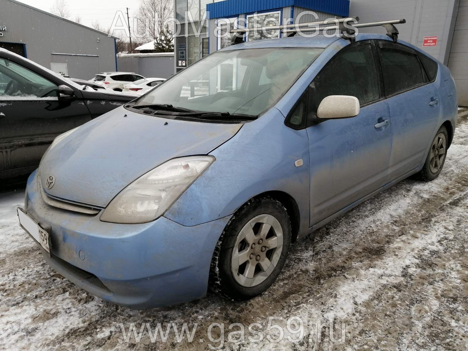 Монтаж ГБО на Toyota Prius 2009г., ГБО 4 поколения, метан LANDIRENZO (Италия), двигатель 1.5л. 4 цилиндра