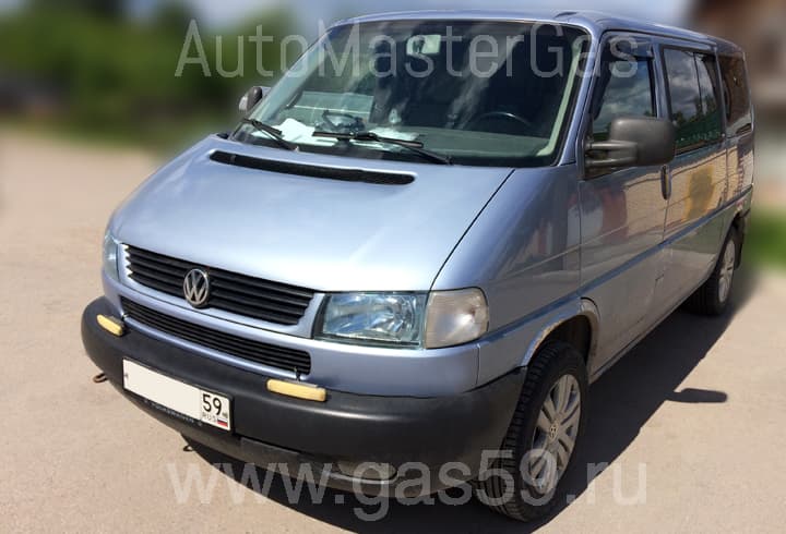 Монтаж ГБО на Volkswagen Multivan 2.0, ГБО 4 поколения LANDIRENZO, с 2-мя цилиндрическими баллоном на 60 литров.
