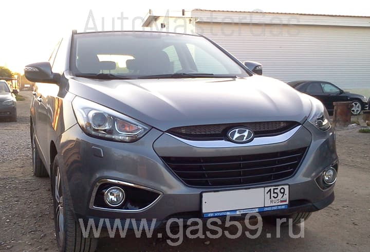 Монтаж ГБО на Hyundai ix35 2.0, ГБО 4 поколения BRC Sequent, с баллоном 65 литров