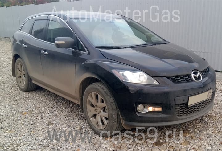 Монтаж ГБО на Mazda CX-7 2.3 T 4WD, ГБО 4 поколения BRC P&D, с баллоном 54 литра
