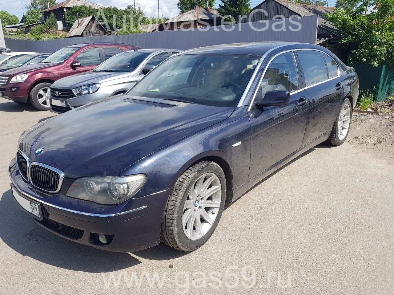 Монтаж ГБО на BMW 750 2007г., ГБО 4 поколения, пропан LANDIRENZO (Италия), двигатель 4.8л. 8 цилиндров