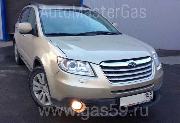 Монтаж ГБО на Subaru Tribeca 3.6, ГБО 4-го поколения LANDIRENZO,с установленным тороидальным баллоном на 74 л.