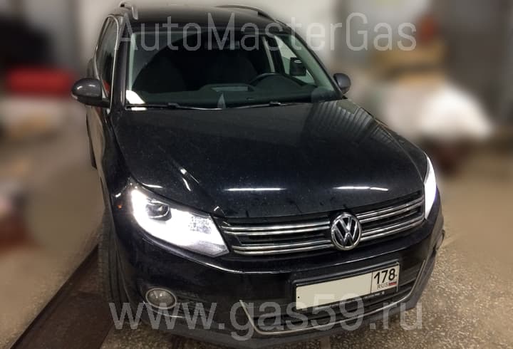 Монтаж ГБО на Volkswagen Tiguan 1.4, ГБО 4 поколения ROMANO, с тороидальным баллоном на 53 л.