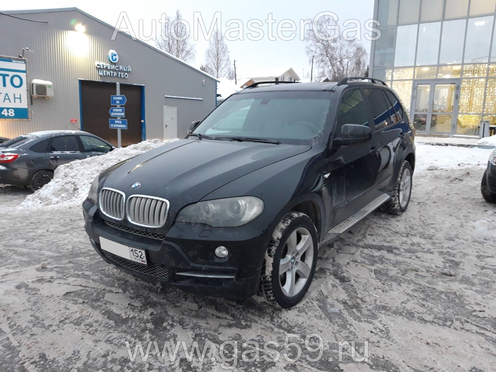 Монтаж ГБО на BMW X5 2007г., ГБО 4 поколения, пропан LANDIRENZO (Италия), двигатель 3.0л. 6 цилиндров