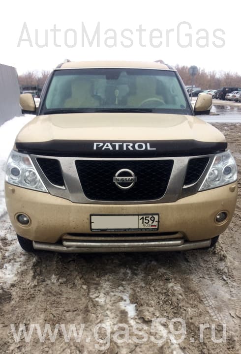 Монтаж ГБО на NISSAN PATROL 5.6, ГБО 4 поколения STAG (Польша), с тороидальным баллоном на 94 литра
