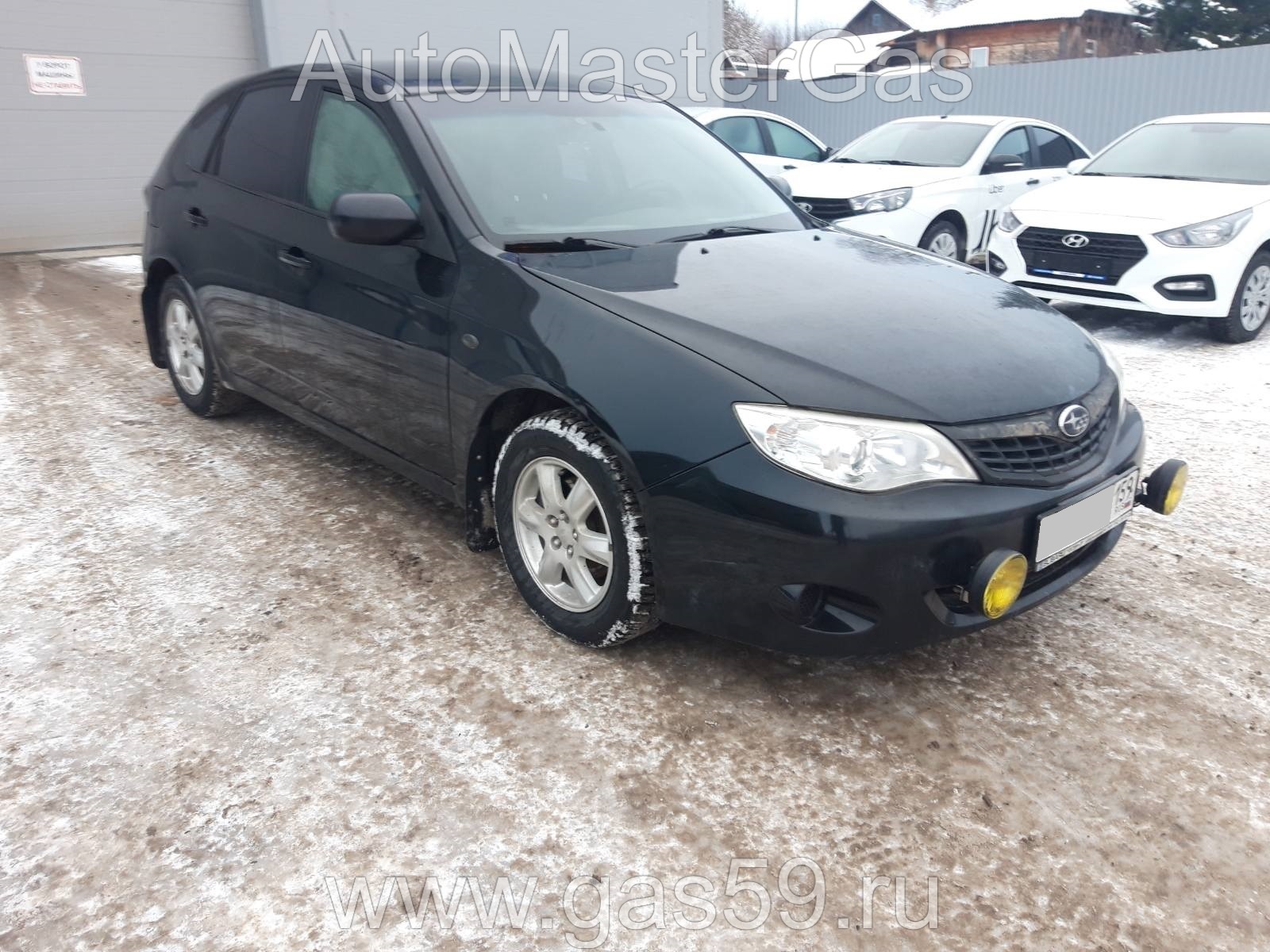 Монтаж ГБО на Subaru Impreza 2008г., ГБО 4 поколения, пропан LANDIRENZO (Италия), двигатель 1.5л. 4 цилиндра