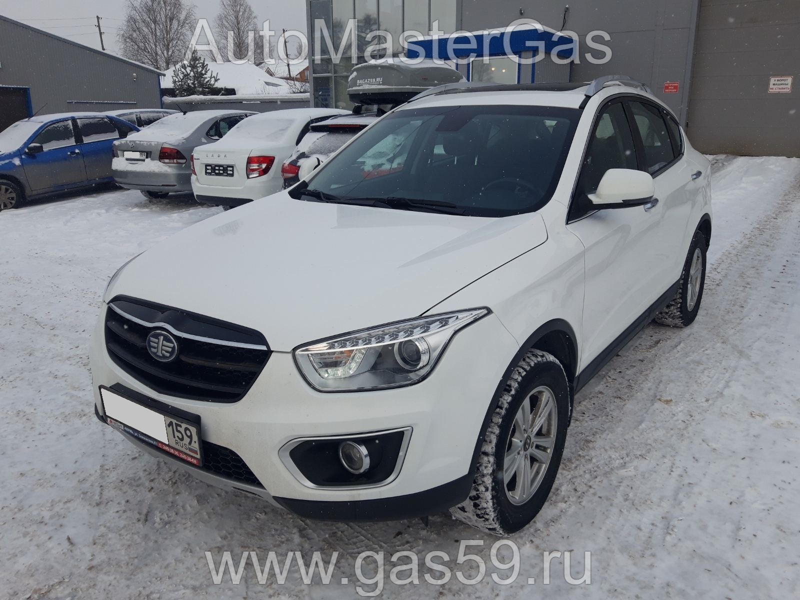 Монтаж ГБО на FAW Besturn X80 2017г., ГБО 4 поколения, пропан 4SAVE (Польша), двигатель 2.0л. 4 цилиндра