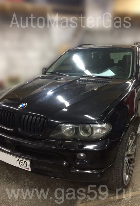 Монтаж ГБО на BMW X5 30i xDrive, ГБО 4 поколения LANDIRENZO, с тороидальным баллоном 74 л.