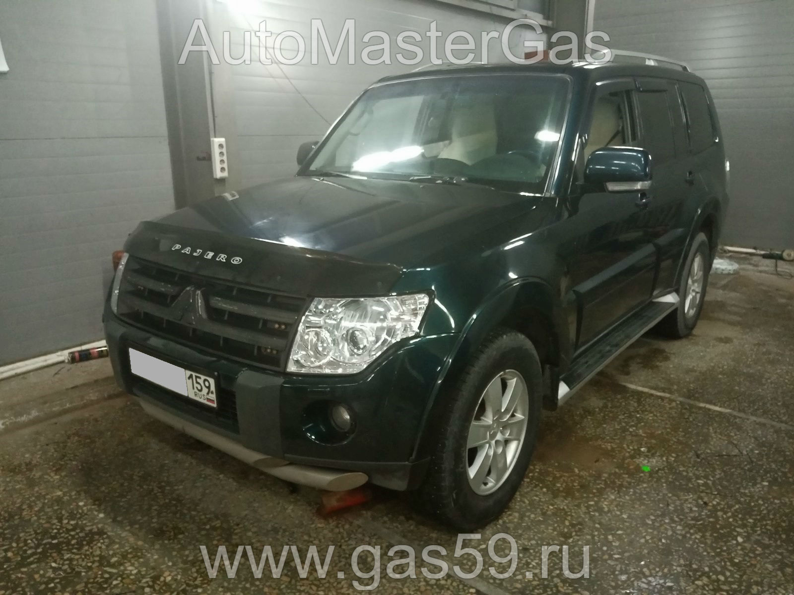 Монтаж ГБО на Mitsubishi Pajero 2007г., ГБО 4 поколения, пропан LANDIRENZO (Италия), двигатель 3.8л. 6 цилиндров 250 л.с.