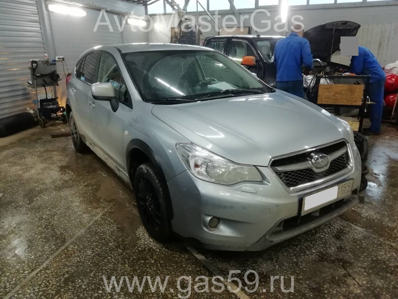 Монтаж ГБО на Subaru XV 2015г., ГБО 4 поколения, метан LANDIRENZO (Италия), 2.0i AWD, двигатель 2.0л. 4 цилиндра