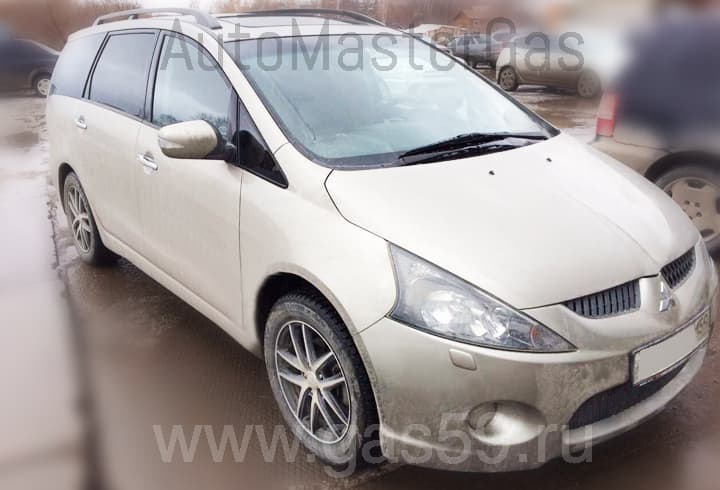 Монтаж ГБО на Mitsubishi Grandis 2.4, ГБО 4 поколения LANDI RENZO, с баллонам на 65 литров.