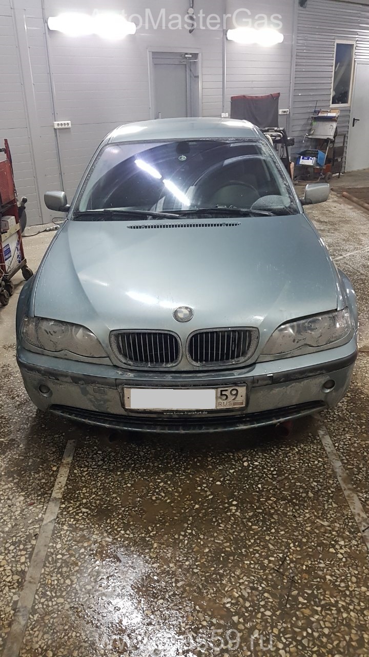 Монтаж ГБО на BMW 318 2004г., ГБО 4 поколения, пропан LANDIRENZO (Италия), двигатель 2.0л. 4 цилиндра