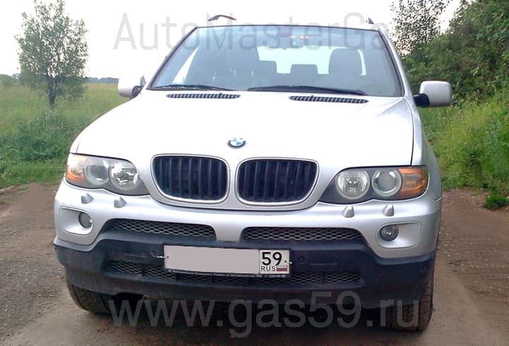Монтаж ГБО на BMW X5 30i xDrive, ГБО 4 поколения BRC P&D, с баллоном 74 литра