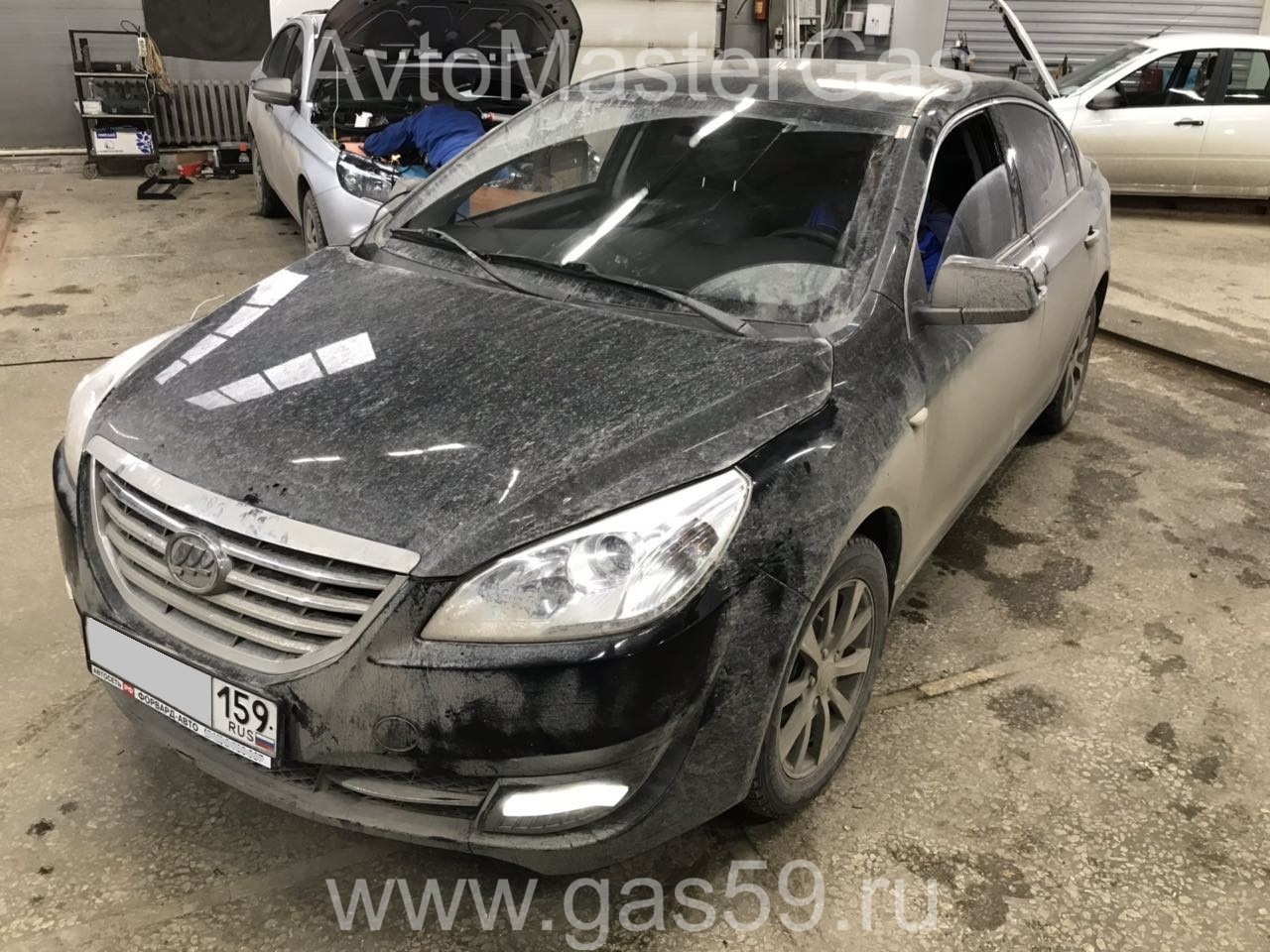 Монтаж ГБО на Lifan Cebrium 2014г., ГБО 4 поколения, метан LANDIRENZO (Италия), двигатель 1.8л. 4 цилиндра