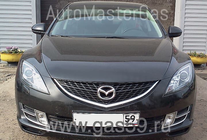 Монтаж ГБО на Mazda 6, ГБО 4 поколения BRC S24, с баллоном 53 л