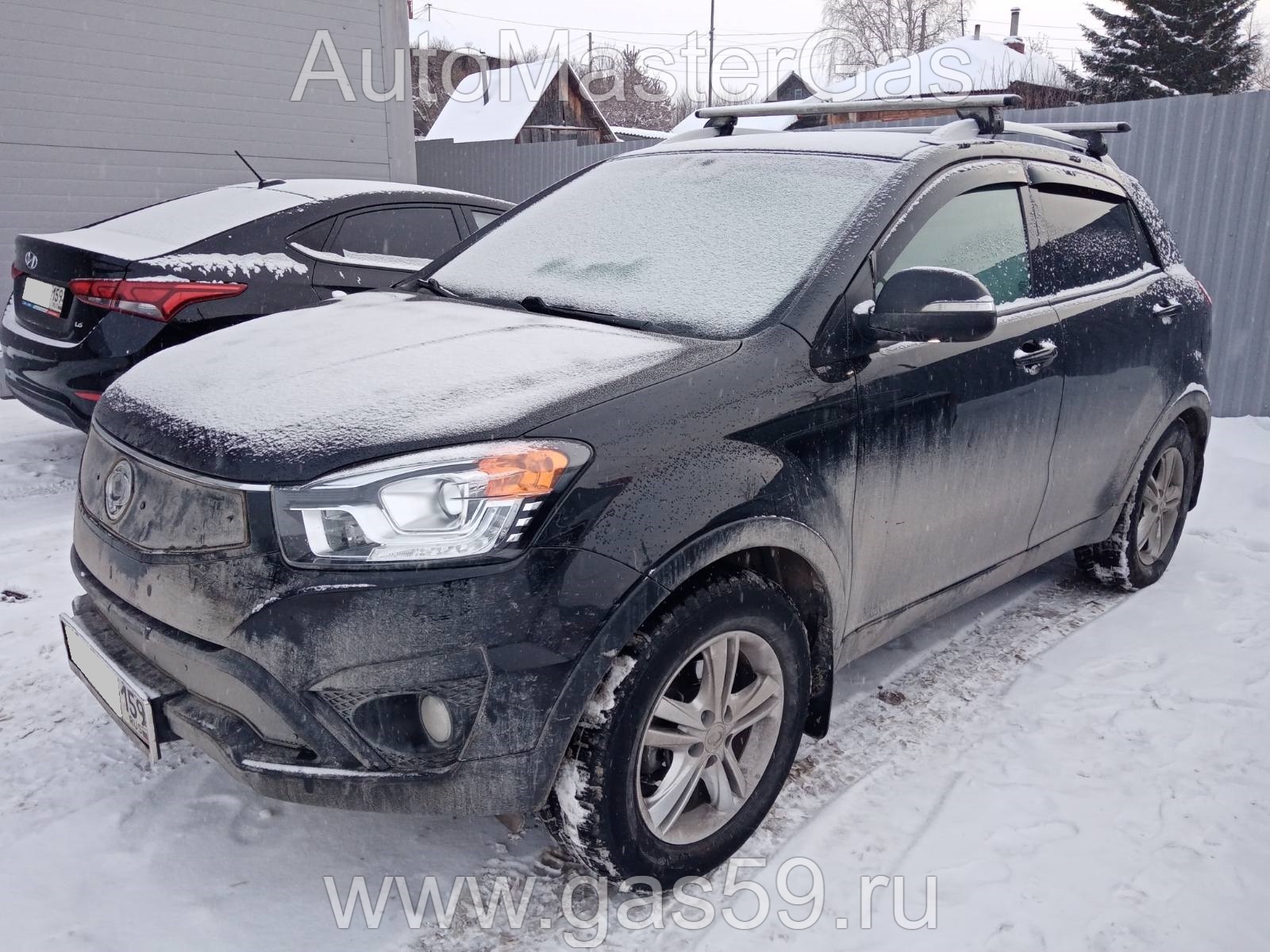 Монтаж ГБО на SsangYong Actyon 2014г., ГБО 4 поколения, пропан LANDIRENZO (Италия), двигатель 2.0л. 4 цилиндра