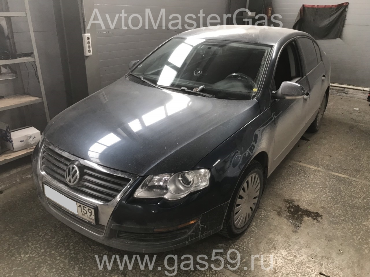 Монтаж ГБО на Volkswagen Passat 2008г., ГБО 4 поколения, пропан LANDIRENZO (Италия), двигатель 1.6л. 4 цилиндра