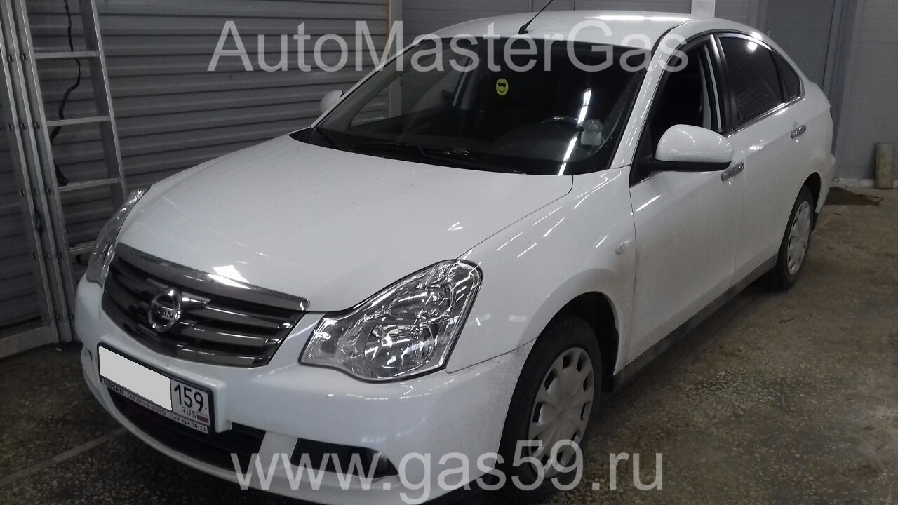 Монтаж ГБО на Nissan Almera 2018г., ГБО 4 поколения, пропан LANDIRENZO (Италия), двигатель 1.6л. 4 цилиндра 102 л.с.