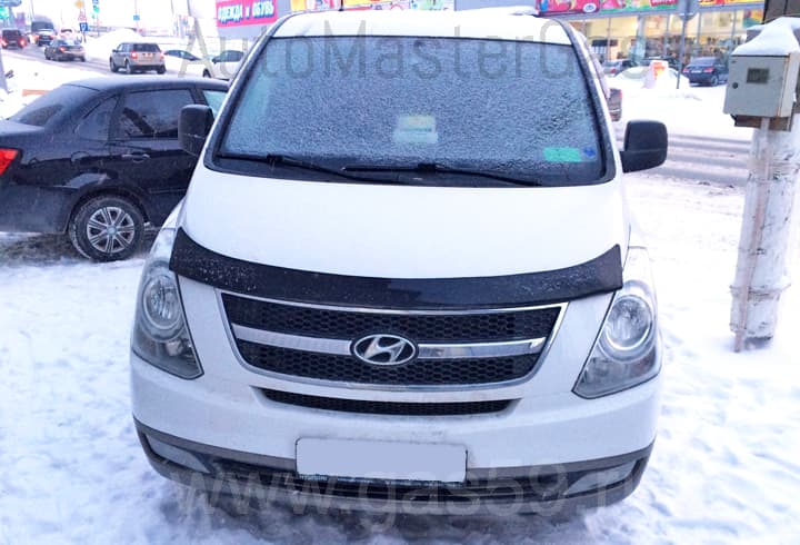 Монтаж ГБО на Hyundai Starex 2.4, ГБО 4 поколения LANDI RENZO (Италия), с 2-мя тороидальными баллонами на 42 литра.