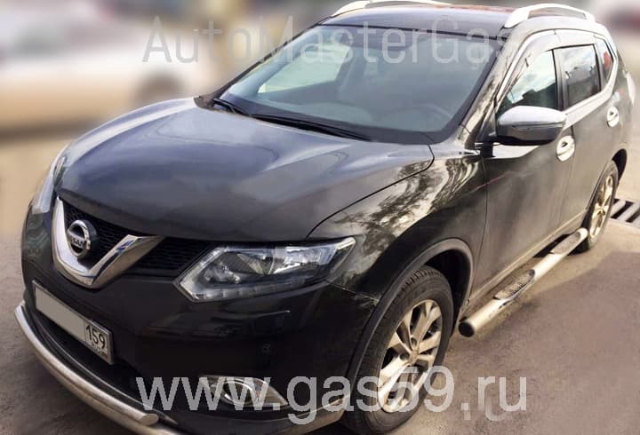 Монтаж ГБО на Nissan X-Trail 2.0, ГБО 4 поколения LANDIRENZO, c тороидальным баллоном на 53 л.