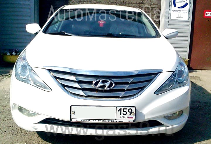 Монтаж ГБО на Hyundai Sonata 2.0, ГБО 4 поколения BRC Sequent, с баллоном 60 литров.