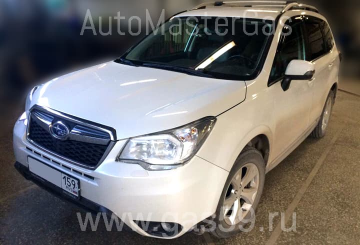 Монтаж ГБО на Subaru Forester 2.0, ГБО 4-го поколения LANDIRENZO,с установленным тороидальным баллоном на 53 л.