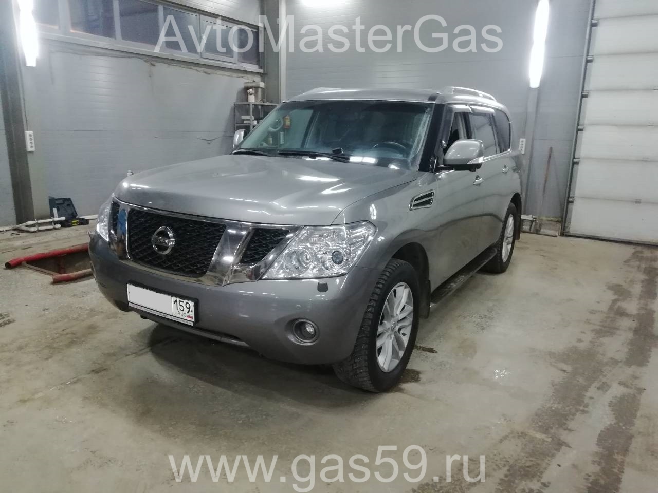 Монтаж ГБО на Nissan Patrol 2010г., ГБО 4 поколения, пропан STAG (Польша), 4WD, двигатель 5.6л. 8 цилиндров