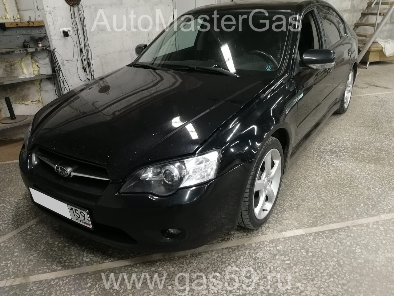 Монтаж ГБО на Subaru Legacy 2005г., ГБО 4 поколения, пропан LANDIRENZOC (Италия), двигатель 2.5л. 4 цилиндра