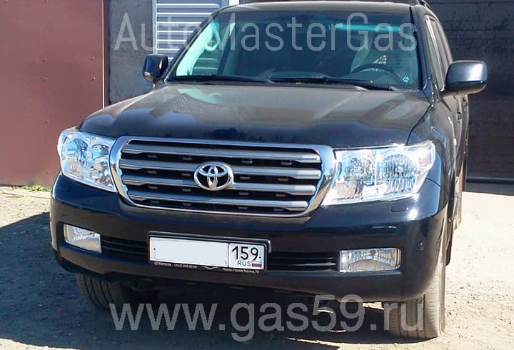 Монтаж ГБО на Toyota Land Cruiser 200, ГБО 4 поколения BRC P&D, с баллоном 94 литров