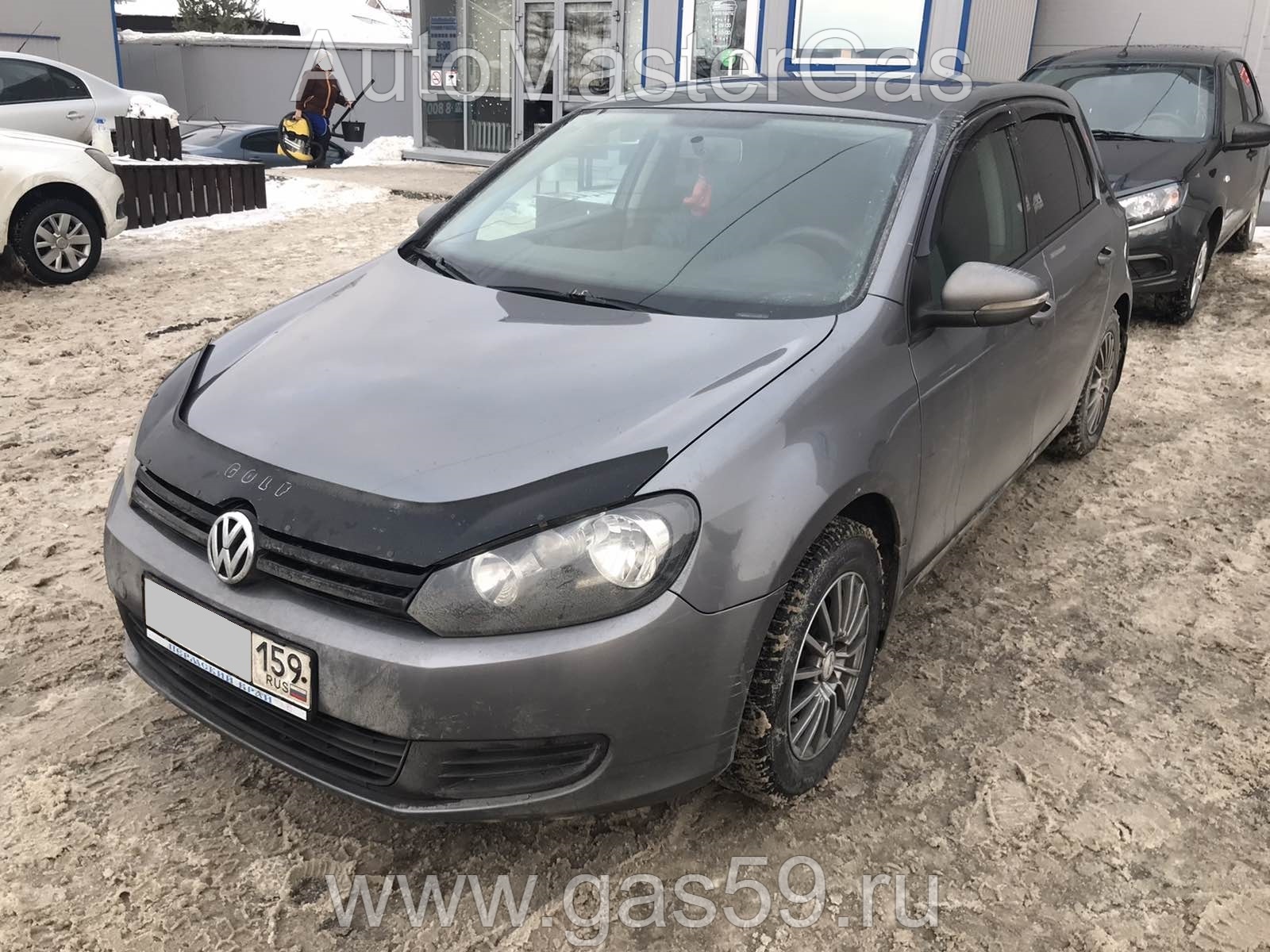 Монтаж ГБО на Volkswagen Golf 2010г., ГБО 4 поколения, пропан LANDIRENZO (Италия), двигатель 1.6л. 4 цилиндра