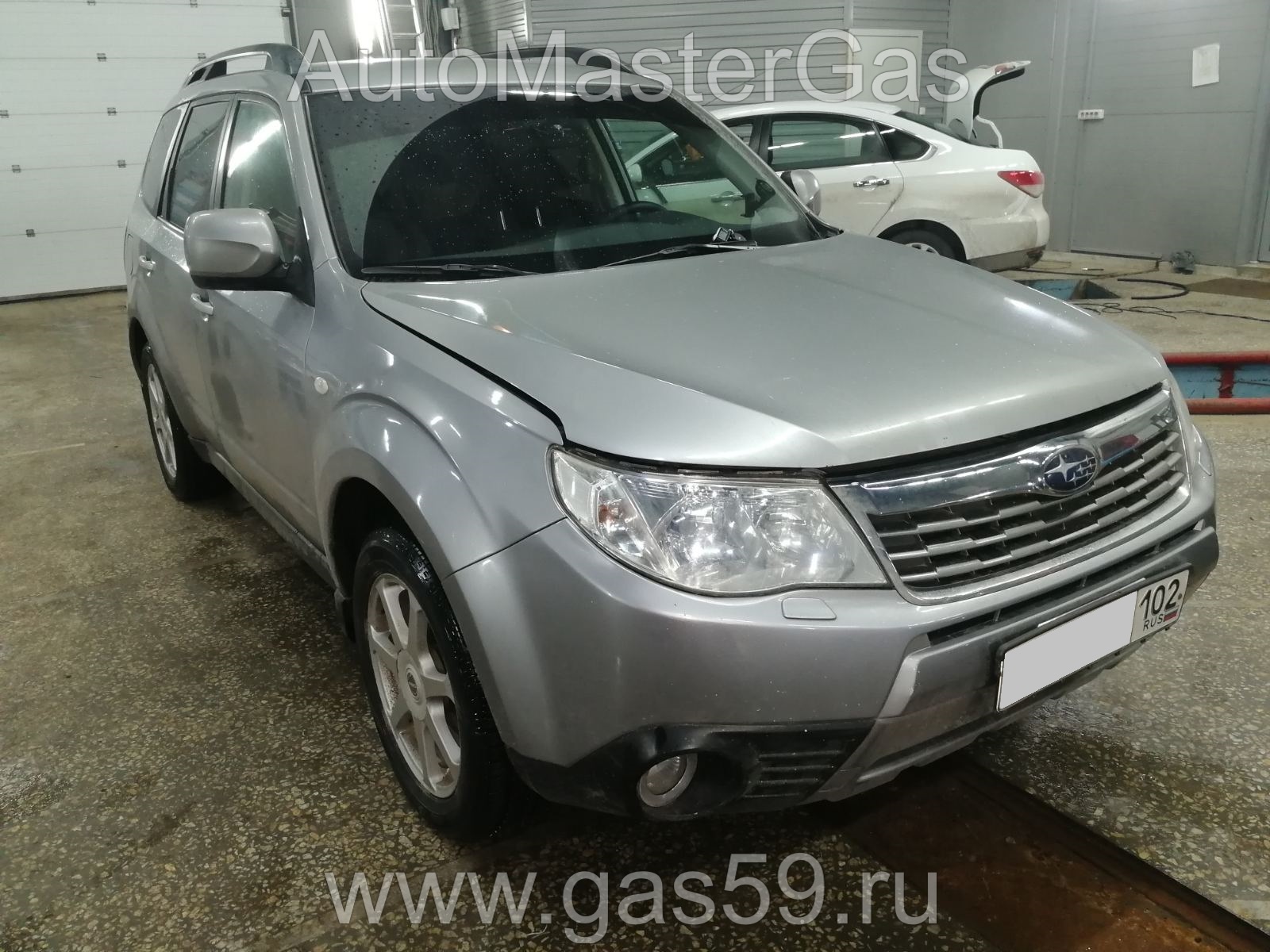 Монтаж ГБО на Subaru Forester 2008г., ГБО 4 поколения, пропан LANDIRENZO (Италия), двигатель 2.0л. 4 цилиндра