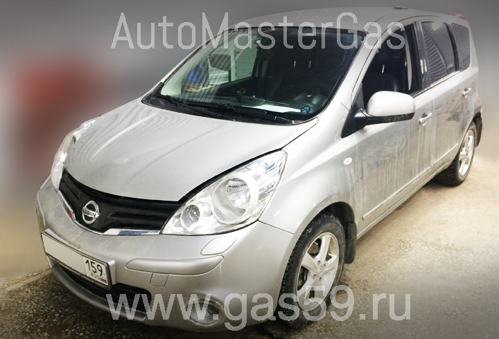 Монтаж газобаллонного оборудования LANDIRENZO (Италия) на Nissan Note
