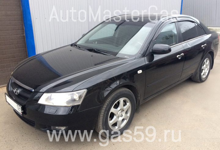 Монтаж ГБО на Hyundai Grandeur 2.7, ГБО 4 поколения LANDIRENZO (Италия), с тороидальным баллоном на 53 л.