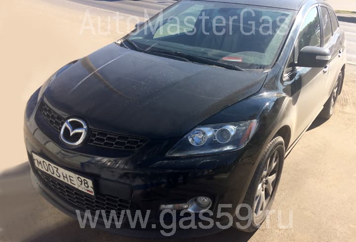 Монтаж ГБО на Mazda CX-7, ГБО 4 поколения BRS(Италия),Монтаж тороидального баллона 54 л.