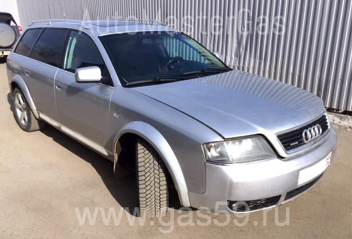 Монтаж ГБО на Audi A6 Avant 4.2, ГБО 4-го поколения LANDIRENZO EVO, с тороидальным баллоном на 53 литра
