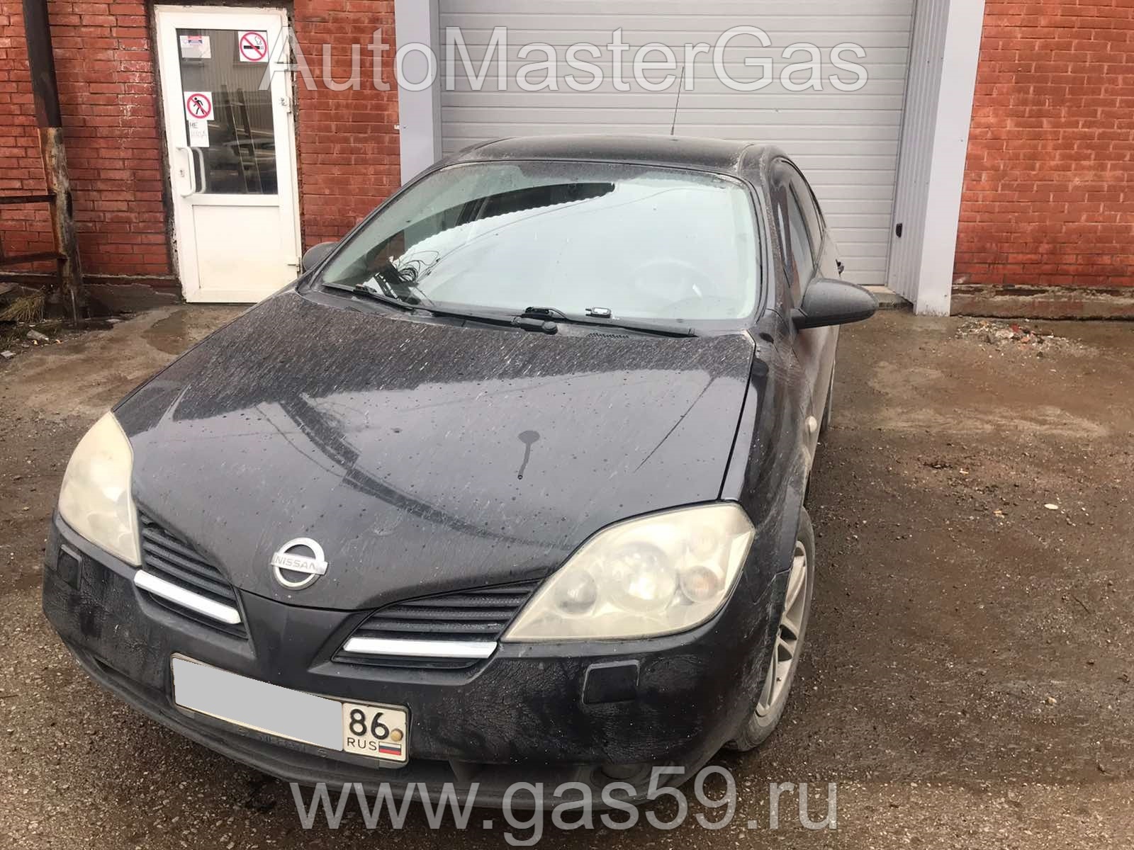 Монтаж ГБО на Nissan Primera 2006г., ГБО 4 поколения, пропан LANDIRENZO (Италия), двигатель 1.6л. 4 цилиндра