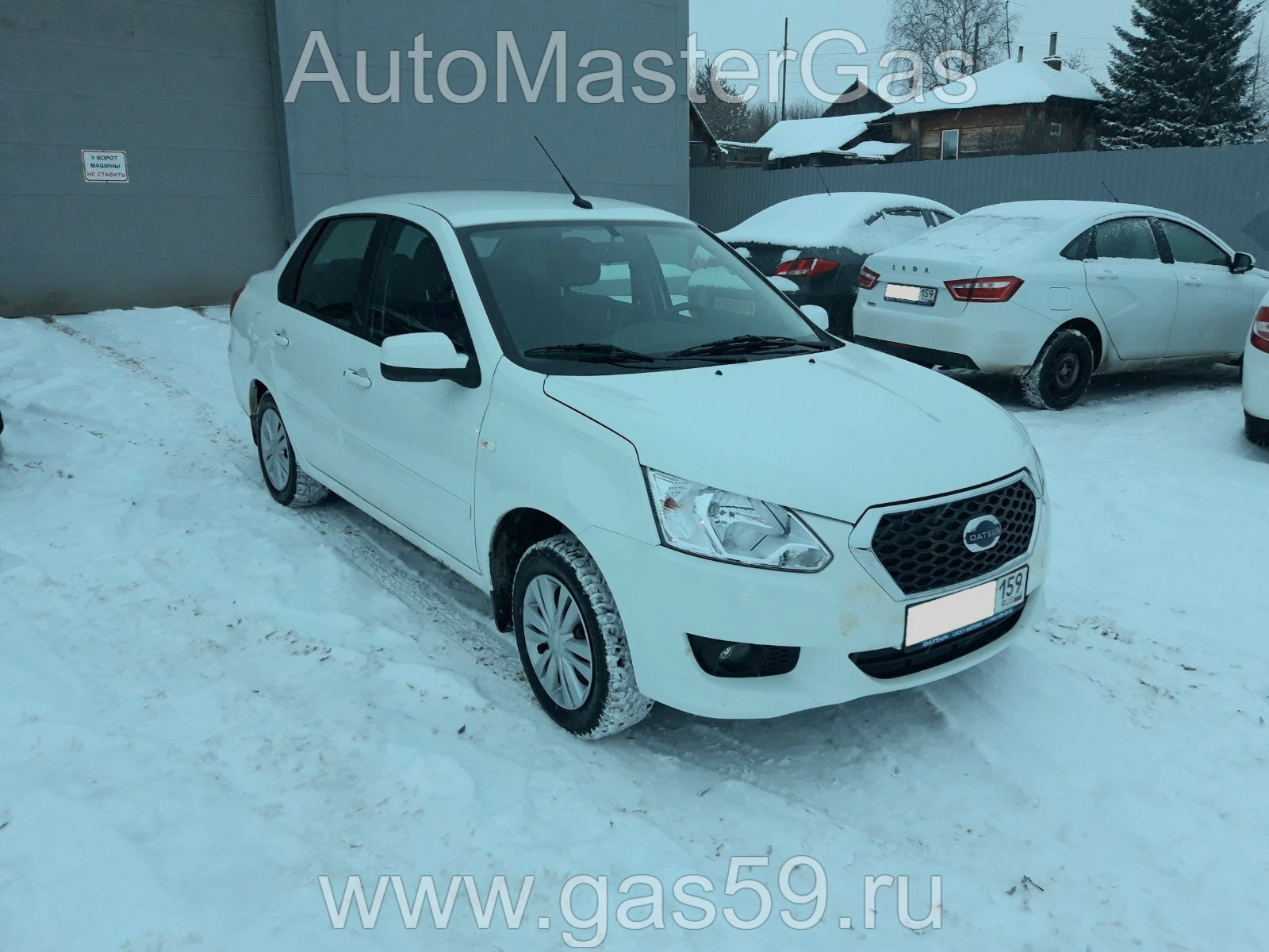 Монтаж ГБО на Datsun on-DO 2019г., ГБО 4 поколения, метан LANDIRENZO (Италия), двигатель 1.6л. 4 цилиндра 87 л.с.