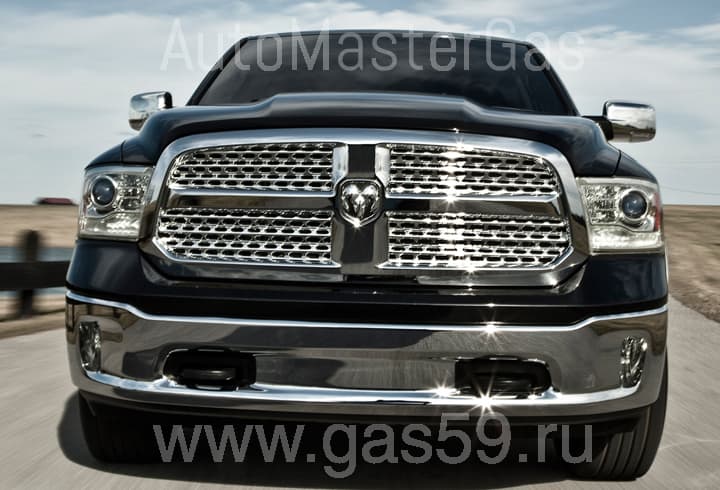Монтаж ГБО на Dodge RAM 5.7 V8, ГБО 4-го поколения BRC P&D CNG (ИТАЛИЯ), баллоны CNG тип 1 объёмом 200 л.