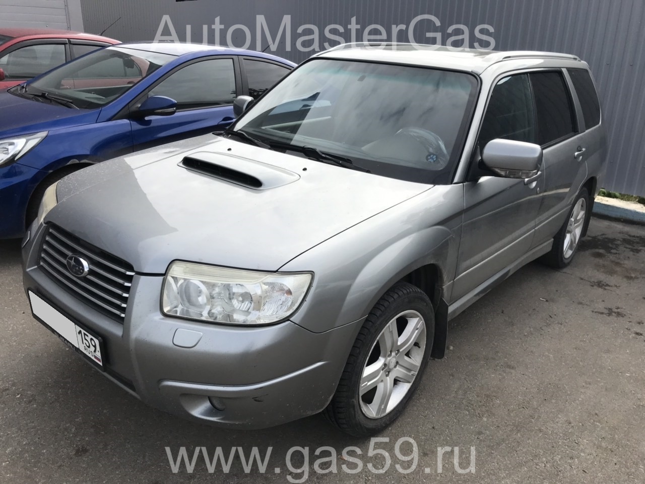 Монтаж ГБО на Subaru Forester 2006г., ГБО 4 поколения, пропан LANDIRENZO (Италия), двигатель 2.5л. 4 цилиндра