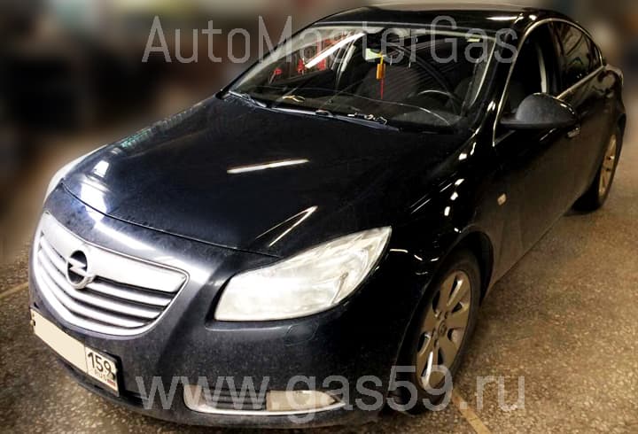 Монтаж ГБО на Opel Insignia, ГБО 4 поколения LANDIRENZO, с тороидальным баллоном на 53 литра
