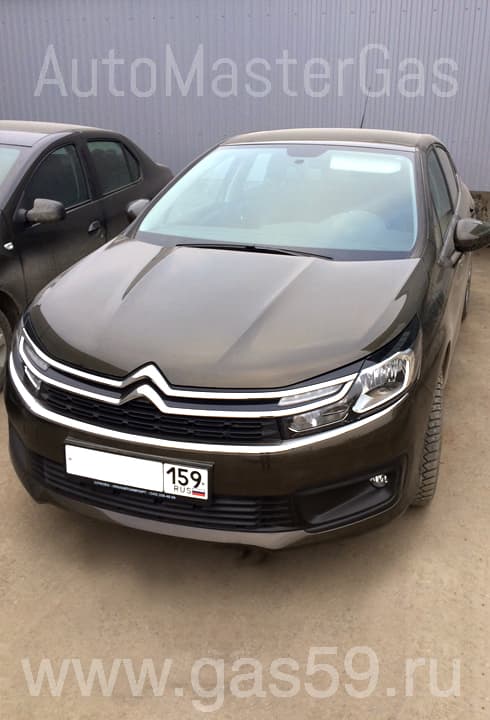 Монтаж метанового ГБО на CITROEN C4 1.6, ГБО 4 поколения LANDIRENZO (Италия), с цилиндрическим баллоном на 80 л.