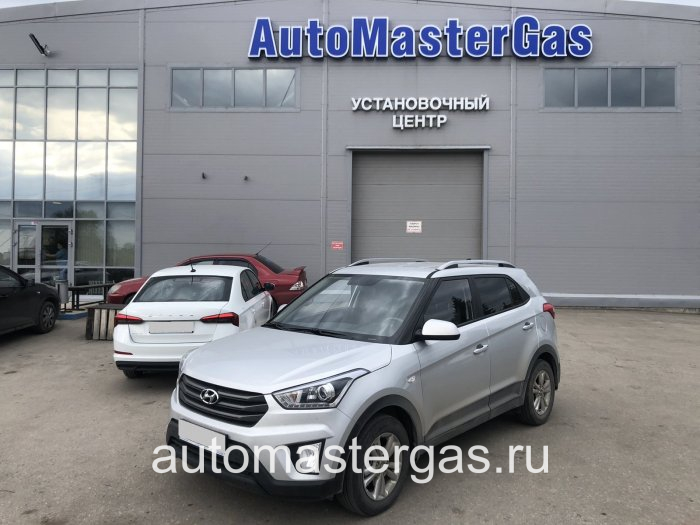 Монтаж ГБО на Hyundai Creta 2019г., ГБО 4 поколения, пропан LANDI RENZO (Италия), двигатель 2.0л. 4 цилиндра